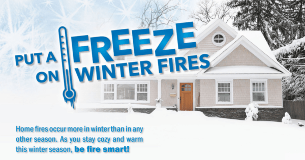 Winter Fire Safety Image