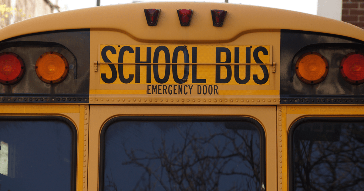 back to school - bus image