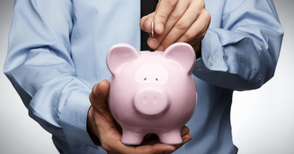 image of a piggy bank and saving money