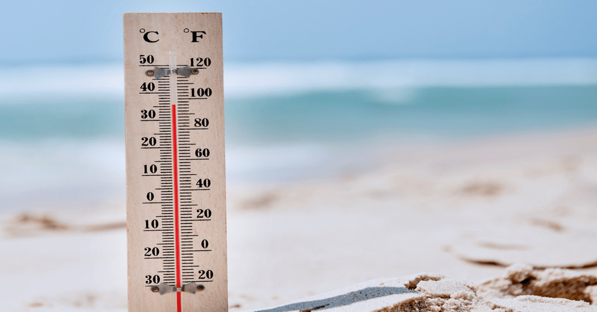 Hot Summer Temperatures In Chicago - Thermometer Image