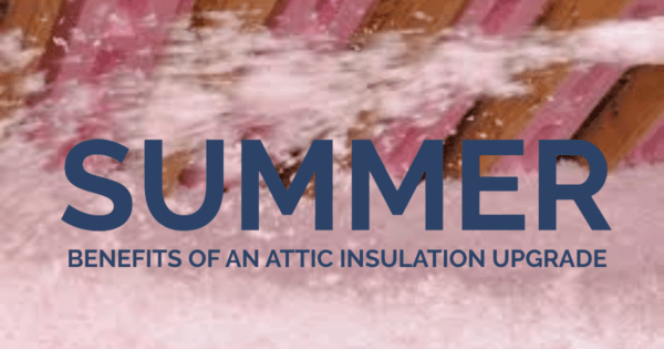 image of insulation for summer attic insulation upgrade.