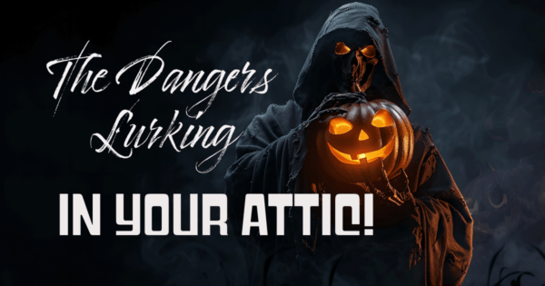 dangers lurking in your attic - halloween image