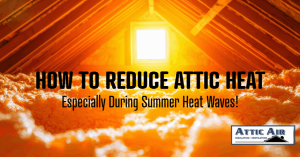 Image of attic heat during summer heat wave